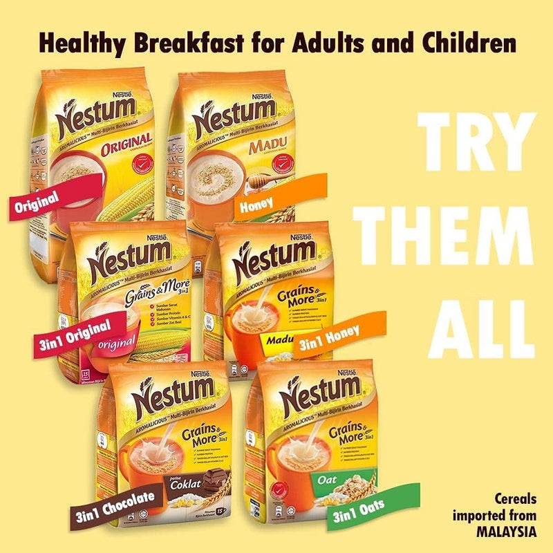 Nestle Nestum All Family Multigrain Cereal with Nestle Cereal Snack Bundle - Image 4